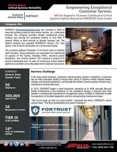 Data Center: FORTRUST Empowers Exceptional Customer Service