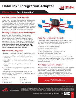 DataLink Integration Tools Datasheet