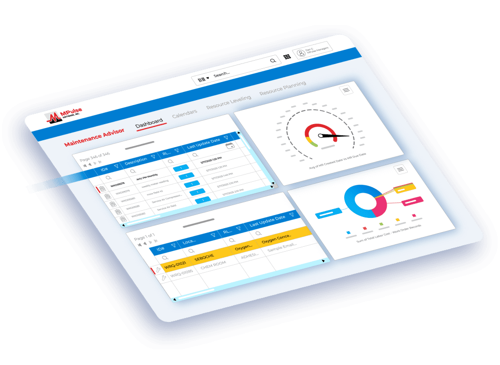 MPulse Preventive Maintenance Software helps maintenance teams schedule, track, and automate preventive maintenance efficiently